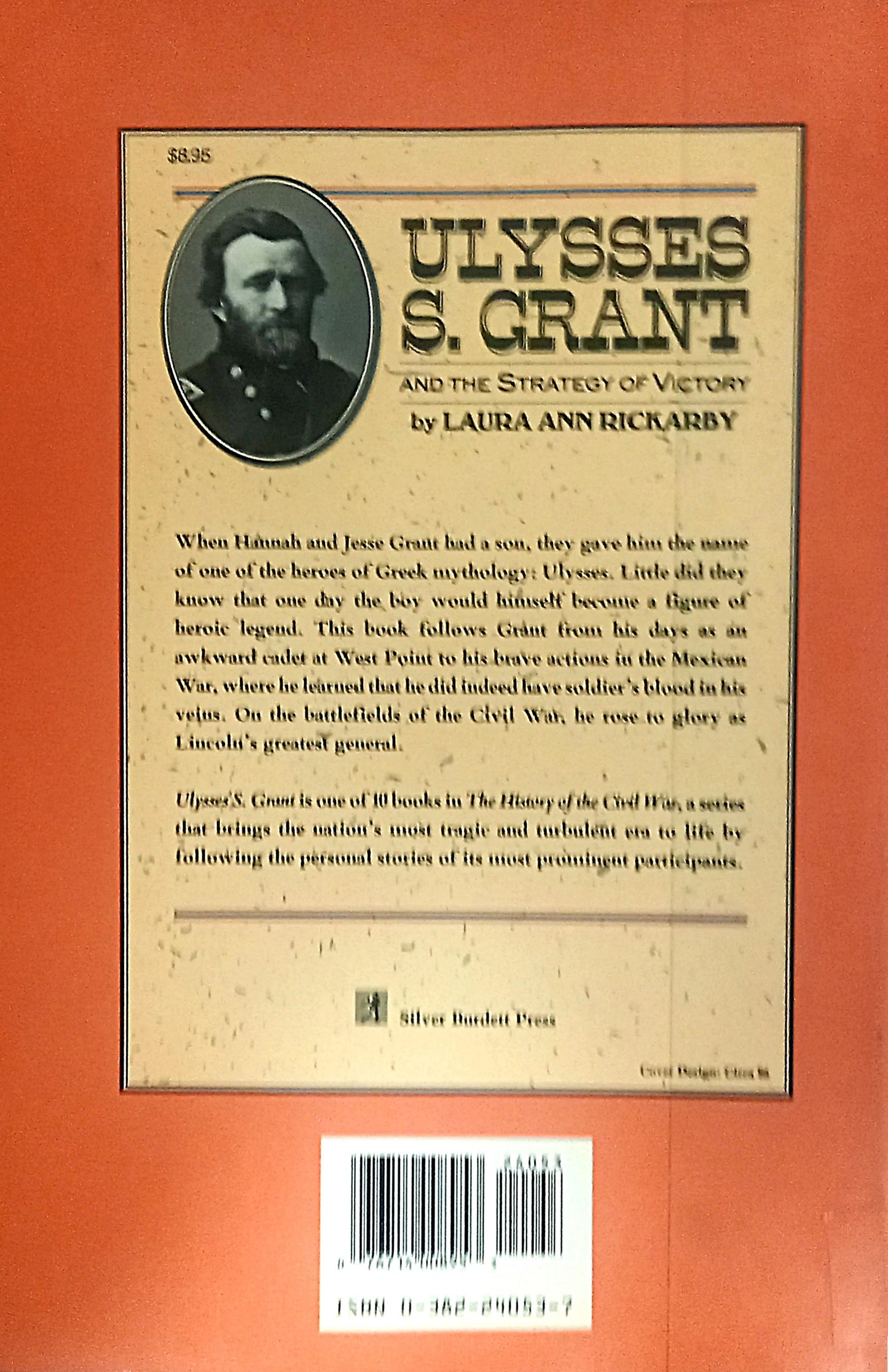 Back cover of Ulysses S. Grant and the Strategy of Victory by Laura Ann Rickarby