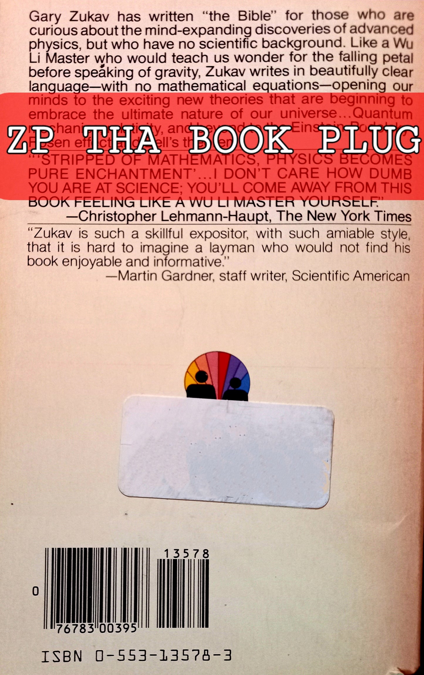 The Dancing Wu Li Masters by Gary Zukav