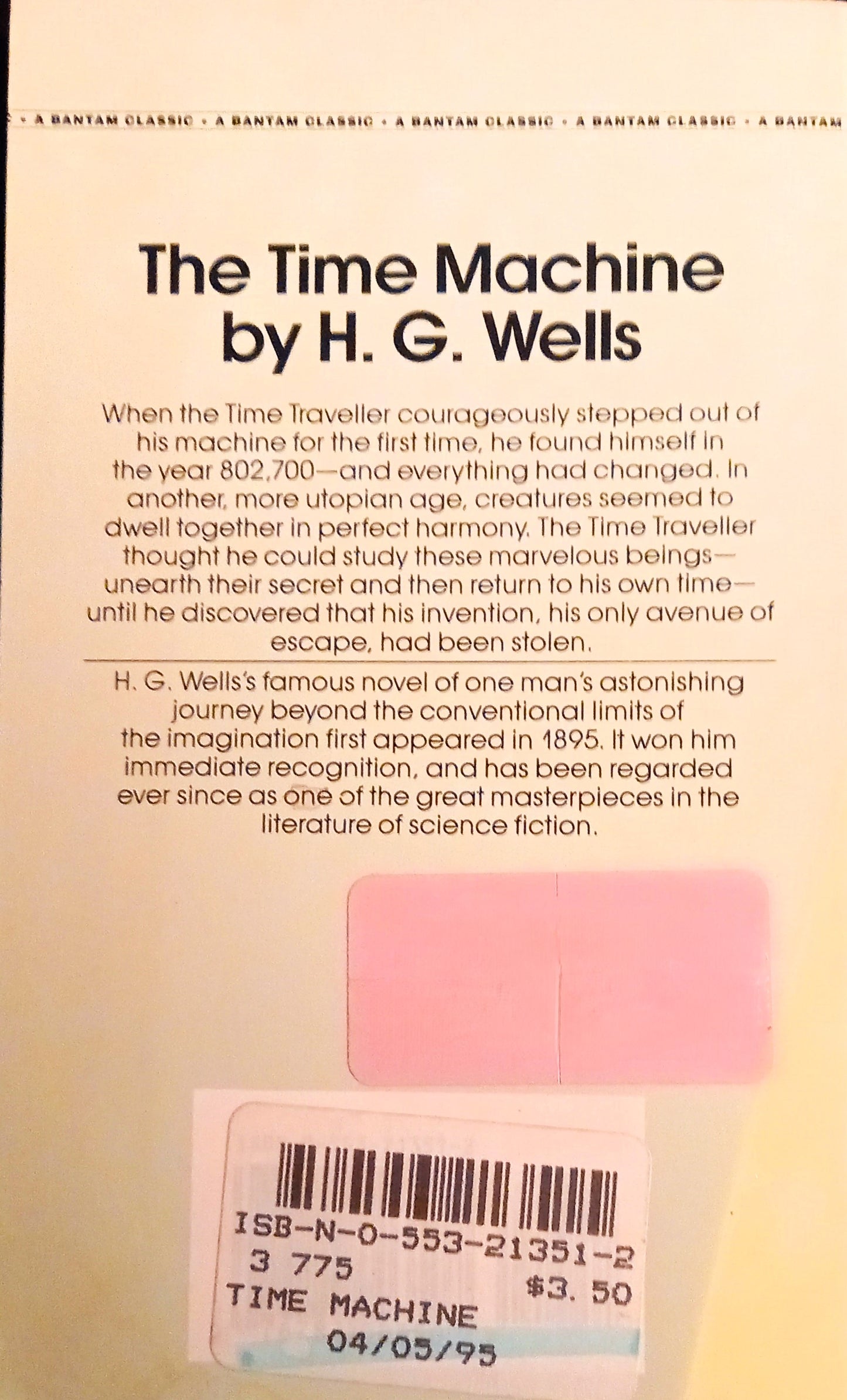 The Time Machine by H.G. Wells