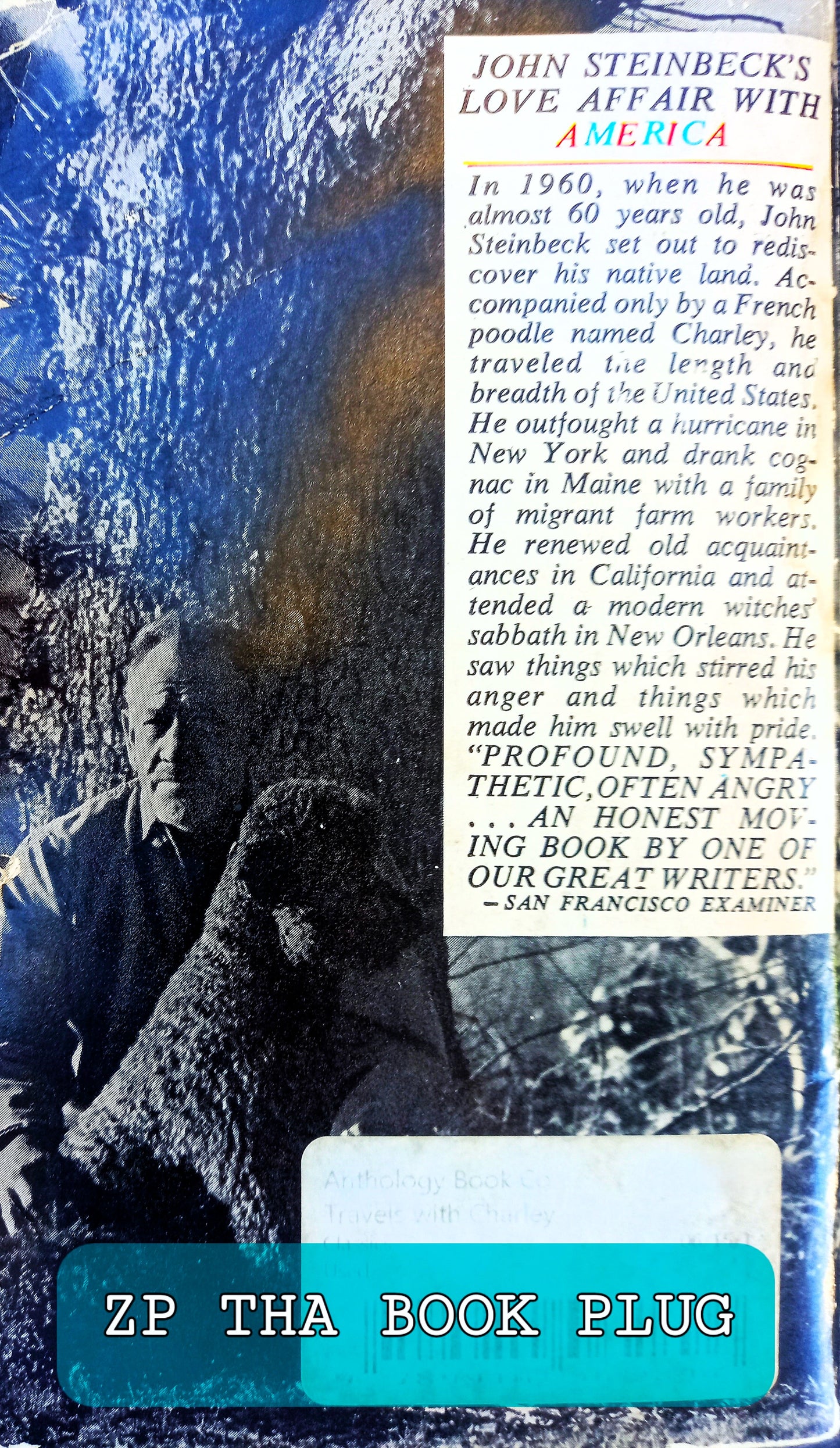 Back book cover of Travels with Charley in Search of America by John Steinbeck