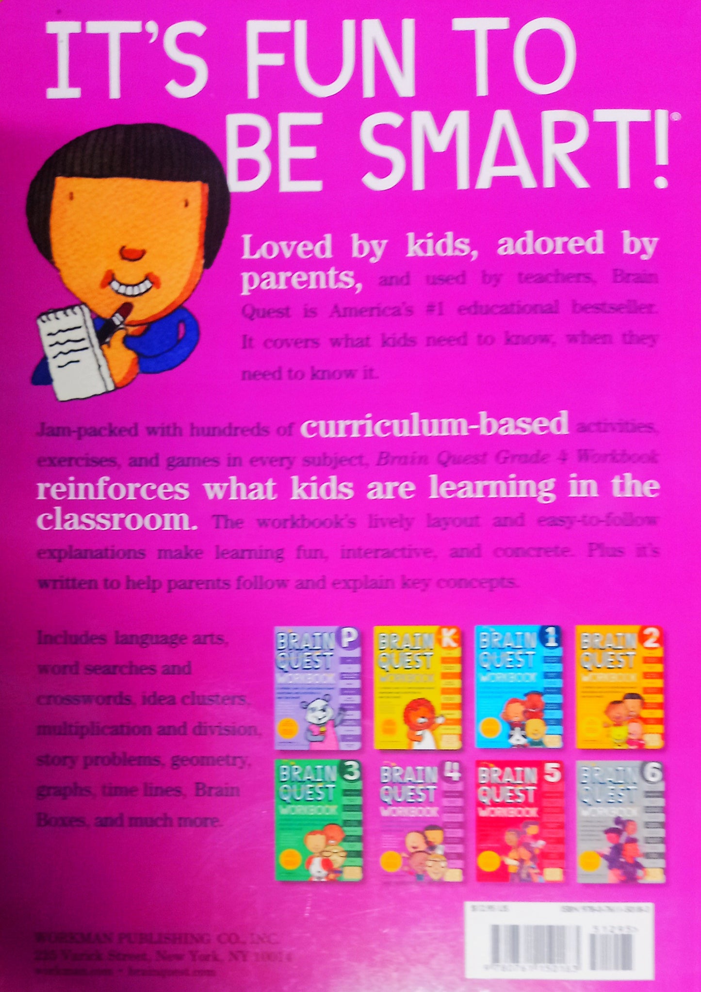 Brain Quest Workbook: Grade 4 by Barbara Gregorich