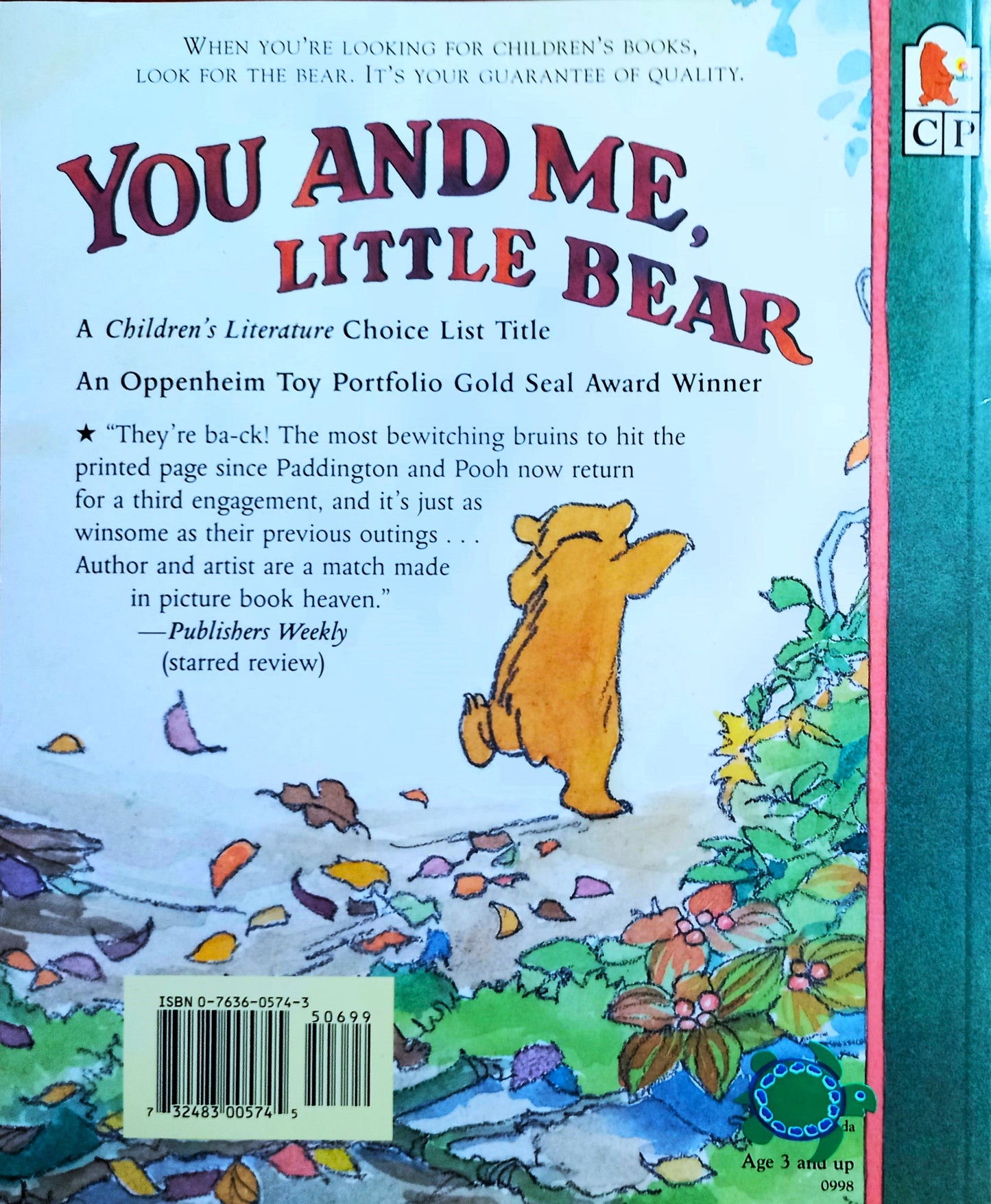You and Me, Little Bear by Martin Waddell