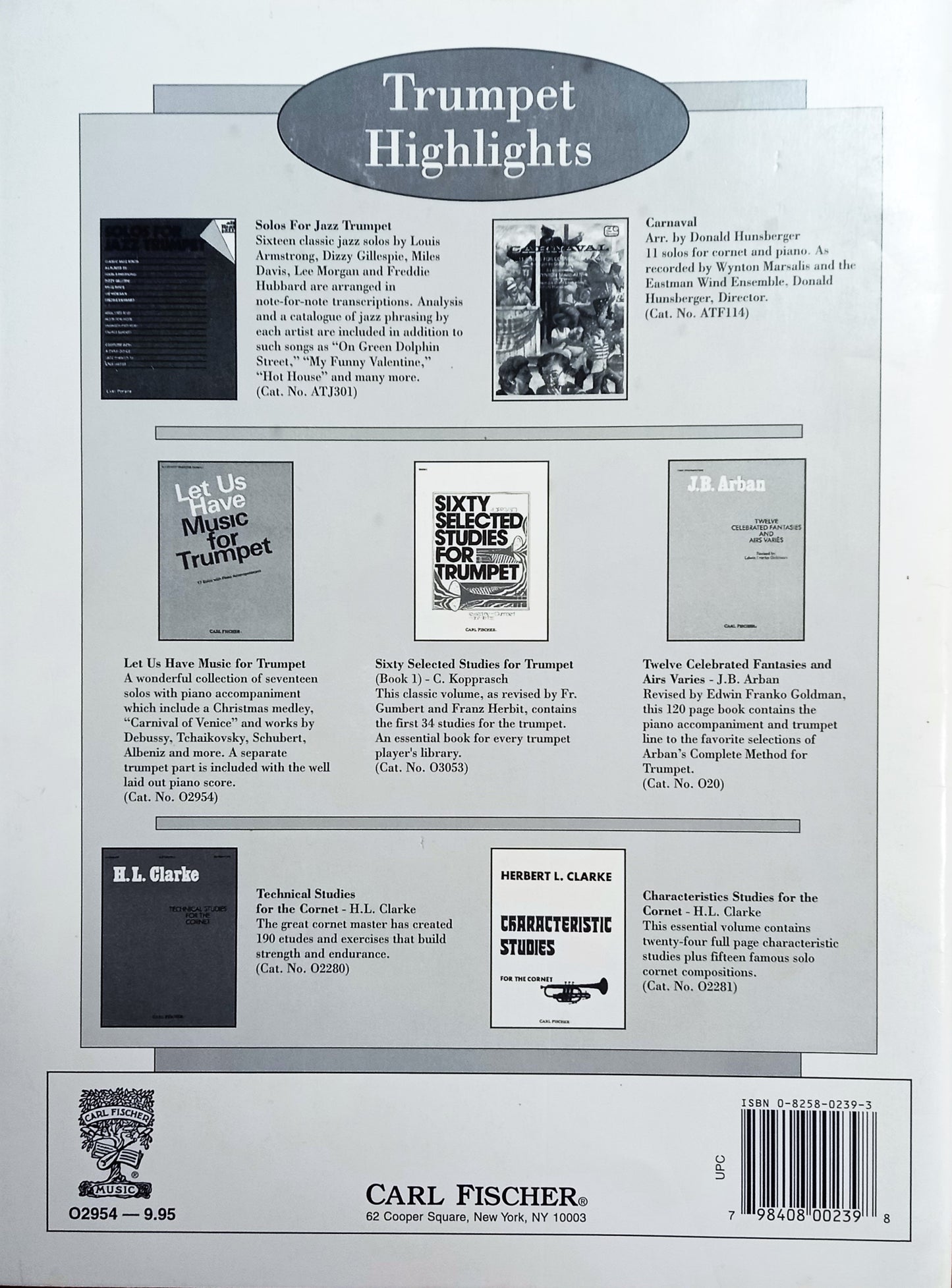 Let Us Have Music For Trumpet by Carl Fischer Music