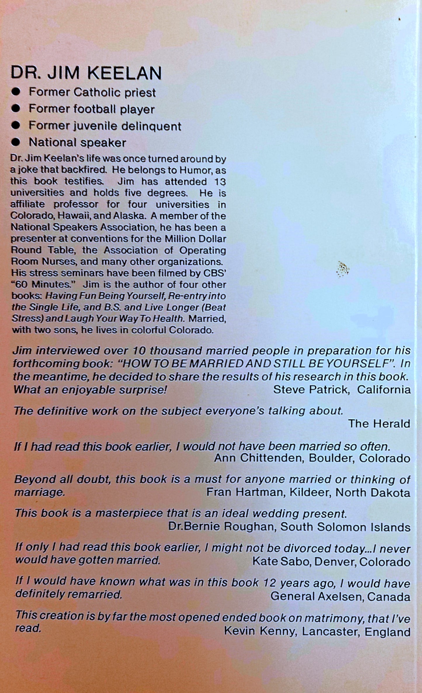 Everything Your Spouse Knows About Sex & Marriage by Jim Keelan