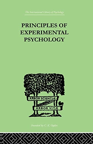 Principles of Experimental Psychology | Henri Piron
