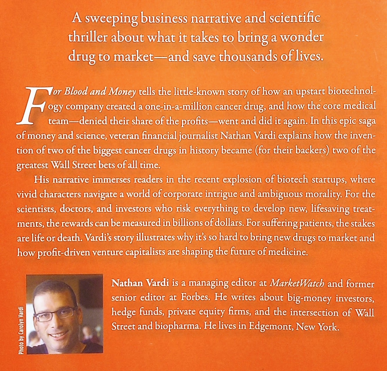 For Blood and Money by Nathan Vardi