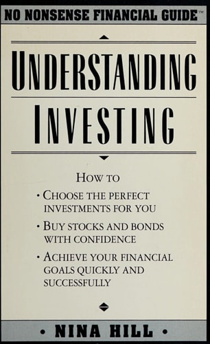 Book cover of 'Understanding Investing' by Nina Hill with a beige background and black text.