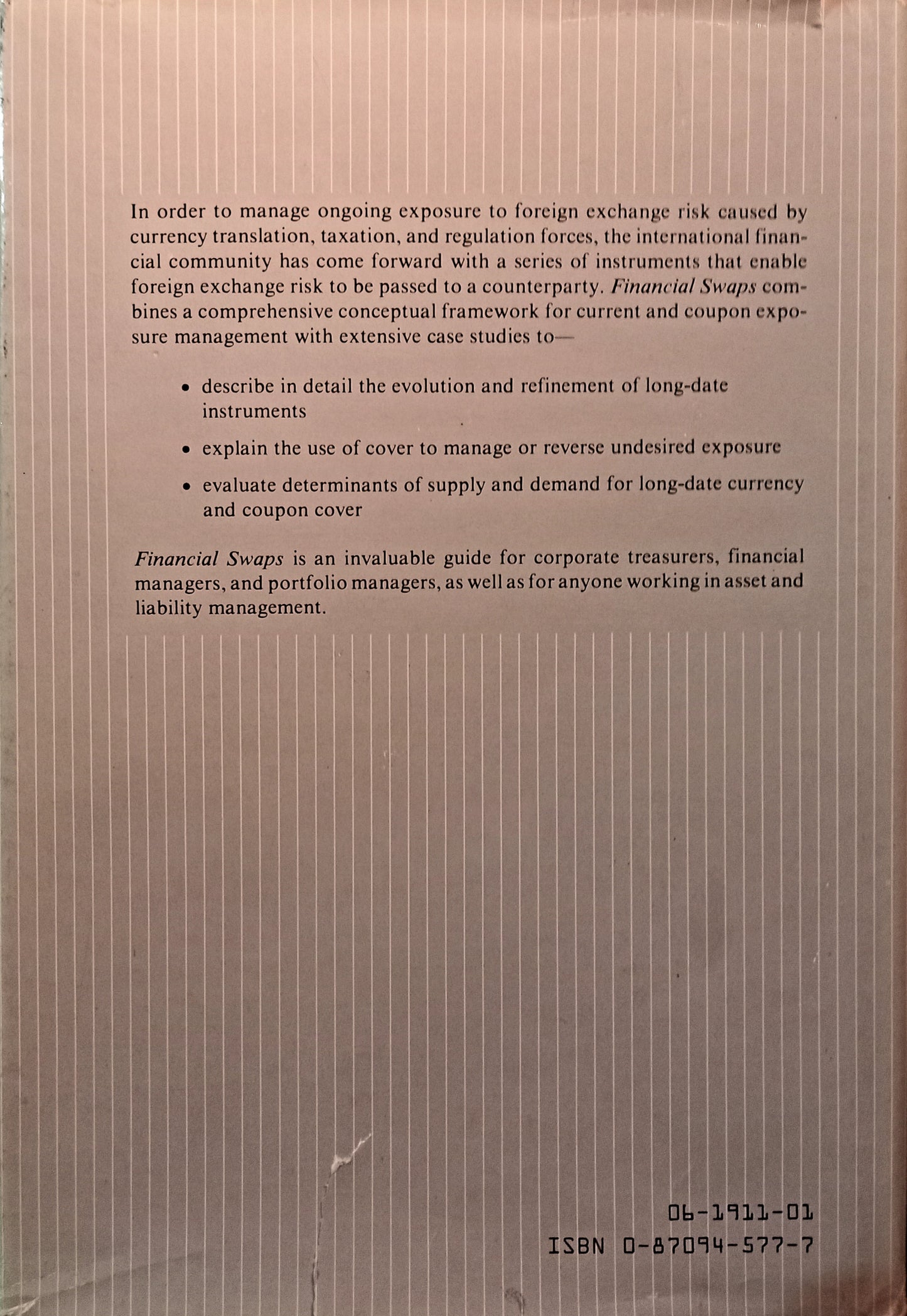 Financial Swaps by Carl R. Beidleman