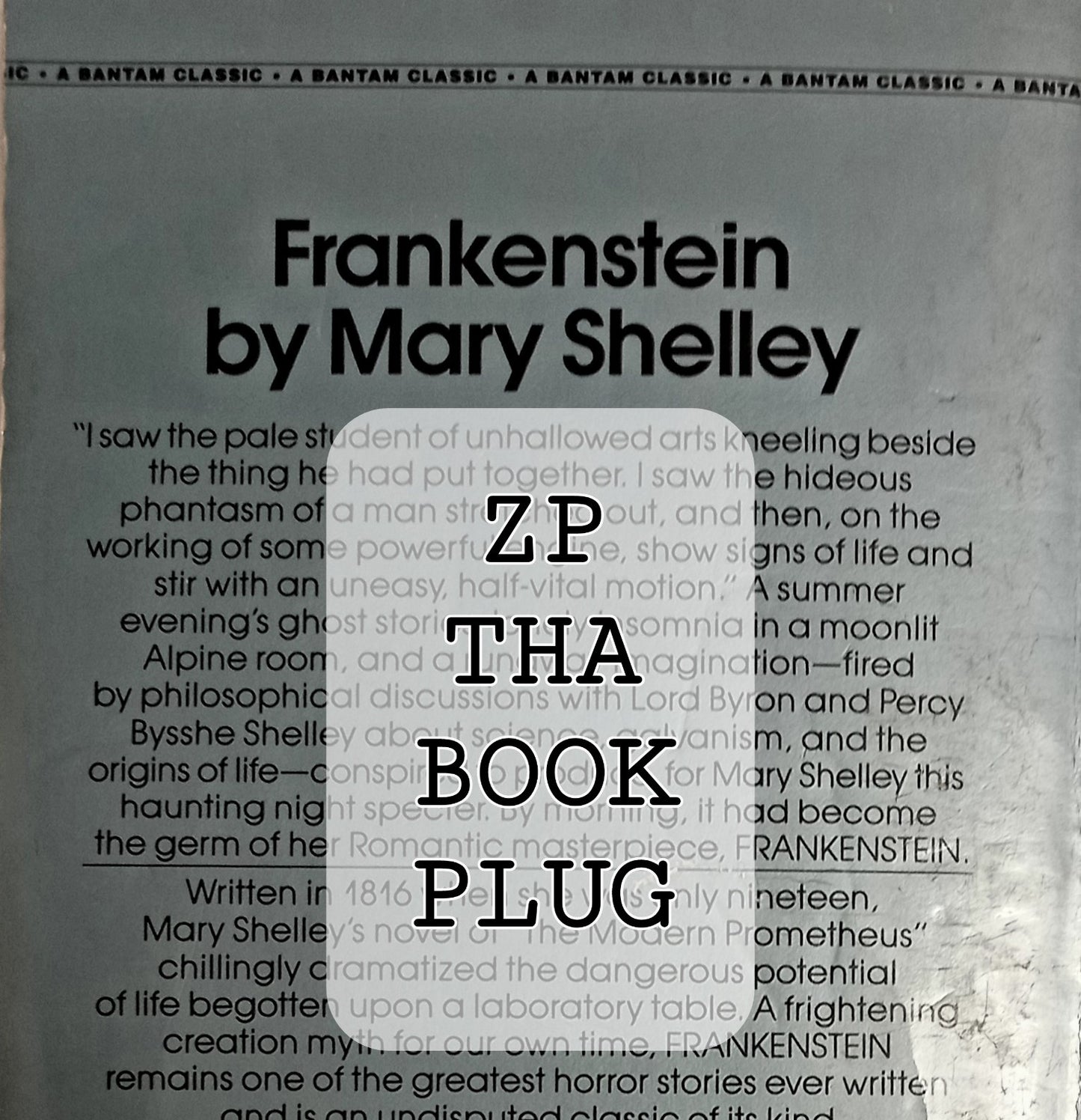 Frankenstein by Mary Shelley & Diane Johnson