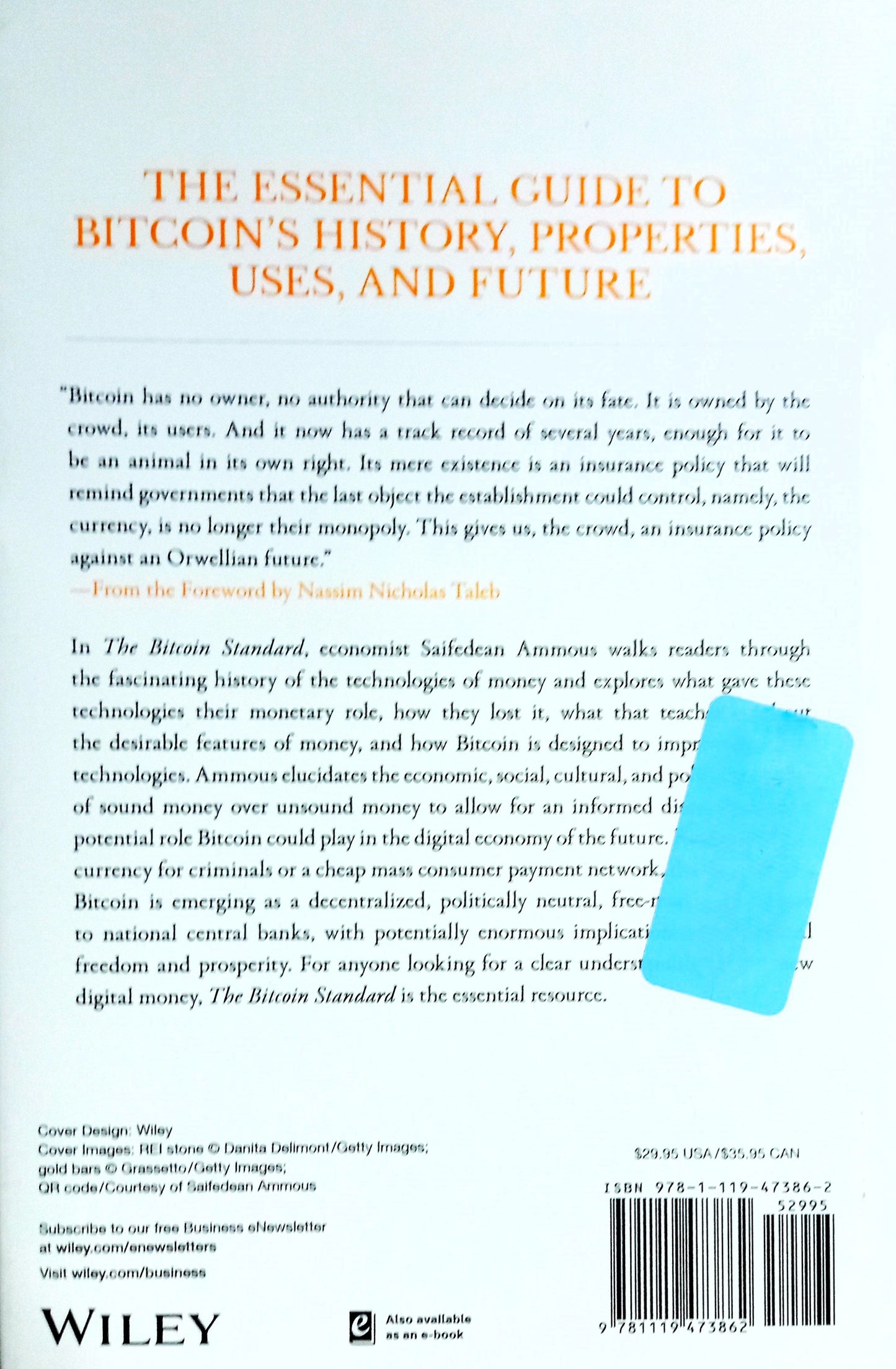 The Bitcoin Standard: The Decentralized Alternative to Central Banking