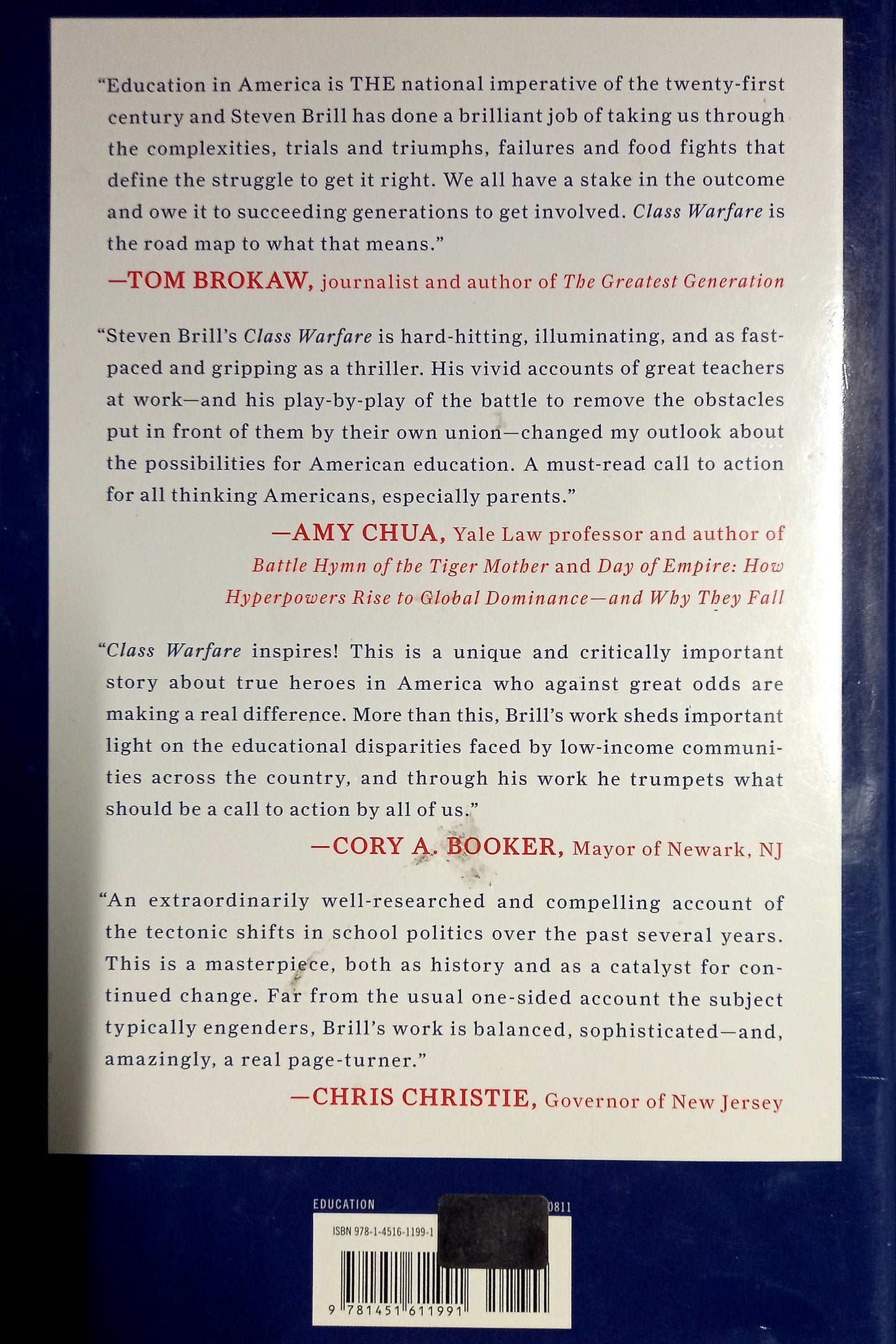 Class Warfare by Steven Brill