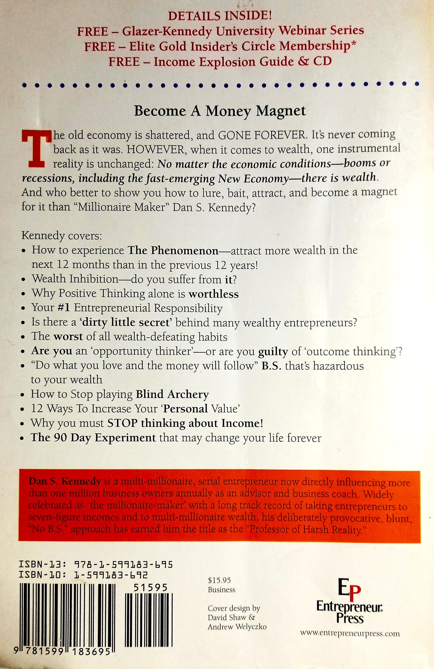 No B.S. Wealth Attraction In The New Economy by Dan S. Kennedy