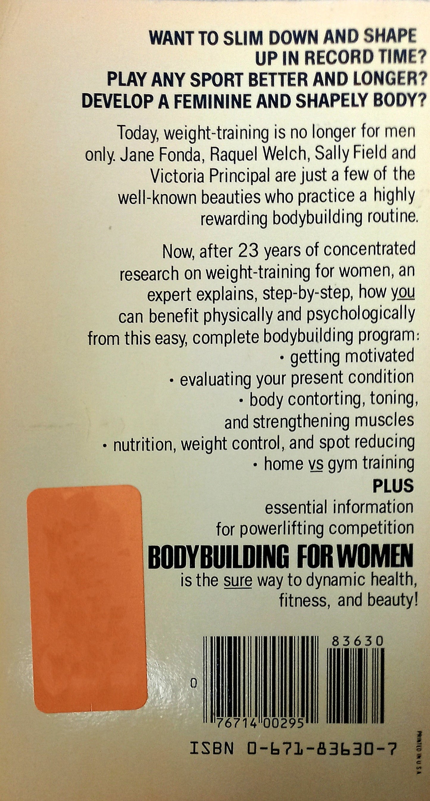 Body Building For Women by Robert Kennedy