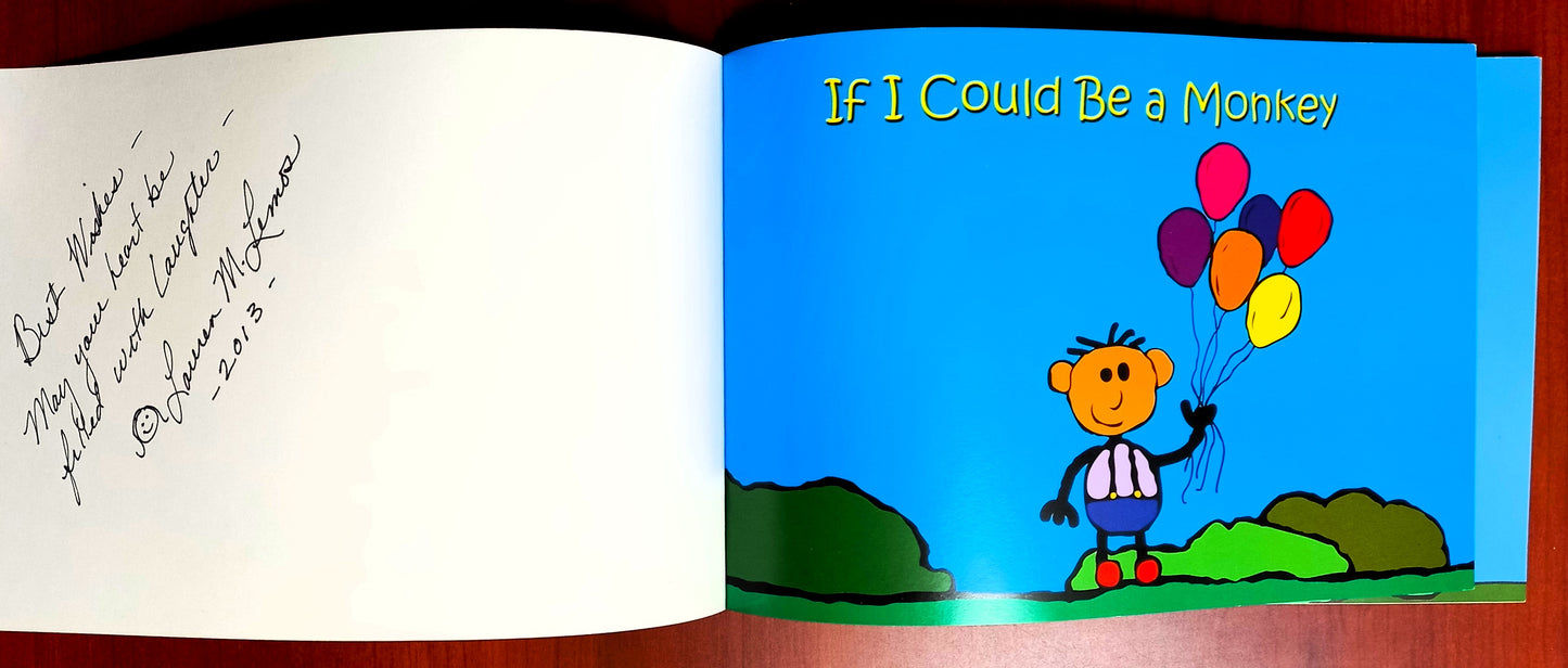 If I Could Be A Monkey by Lauren M. Lemos