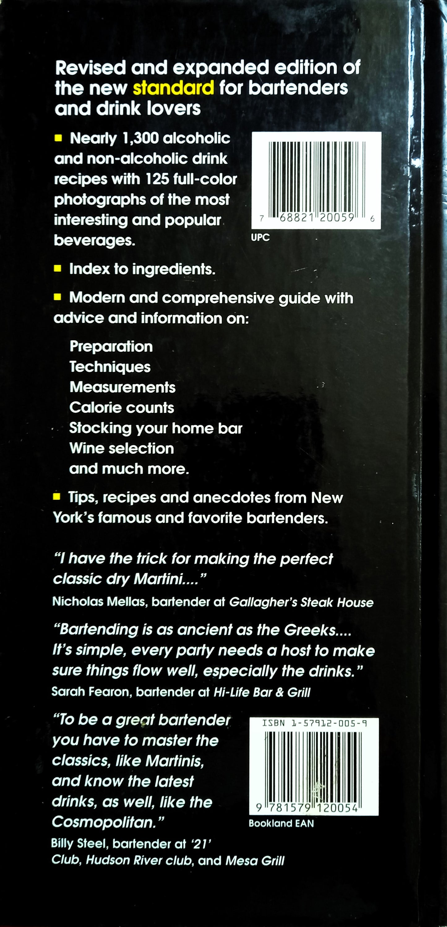 The New New York Bartender's Guide by Sally Ann Berk
