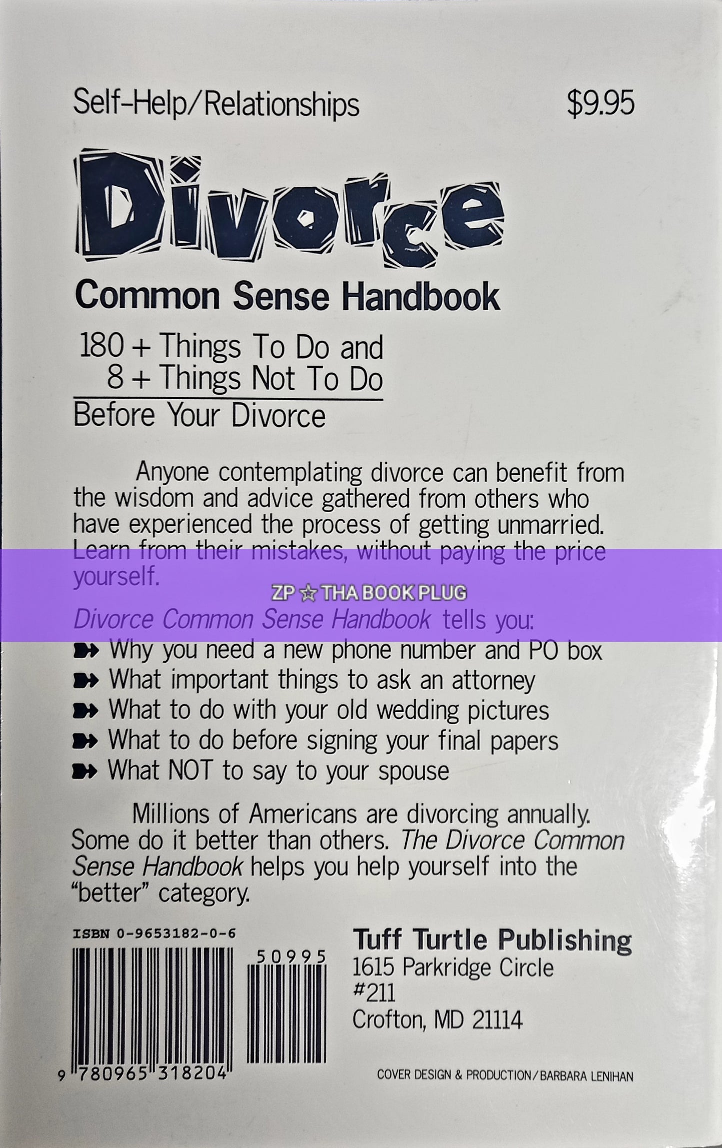 Divorce Common Sense Handbook by Judy Colbert