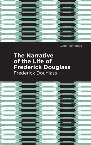 Book cover of 'The Narrative of the Life of Frederick Douglass' with striped pattern