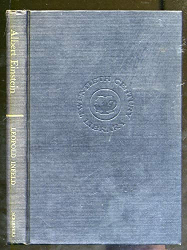 Book cover with 'Albert Einstein' and 'Leopold Infeld' on a blue background
