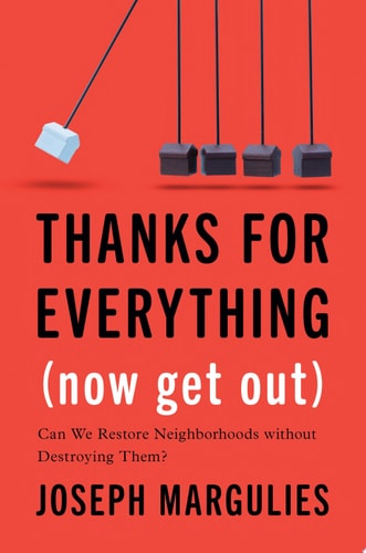 Book cover of 'Thanks for Everything (now get out)' with a red background and text.