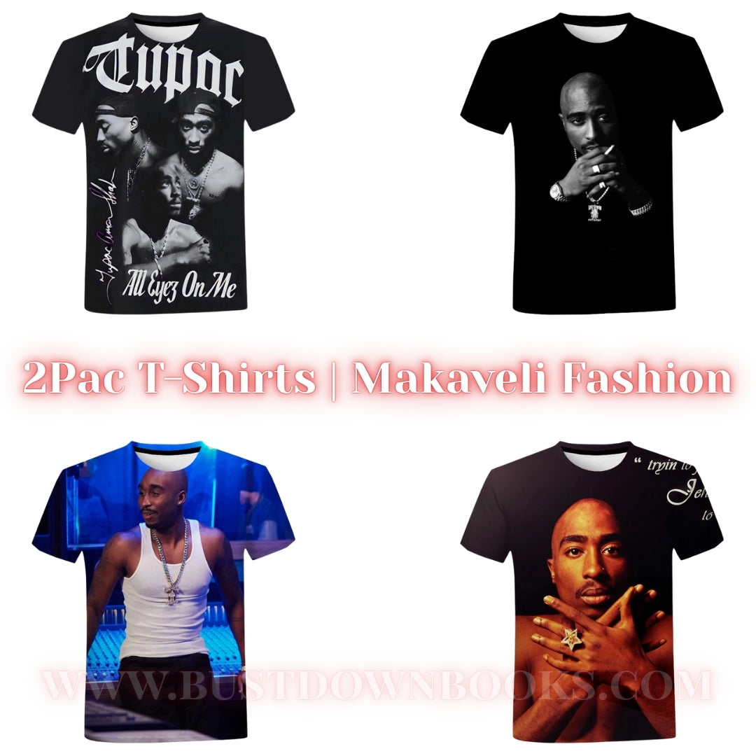 2Pac T-Shirts – Tupac Shakur All-Over Print Tees