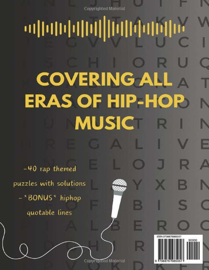 Rap Word Search (2024) With *Bonus Bars*