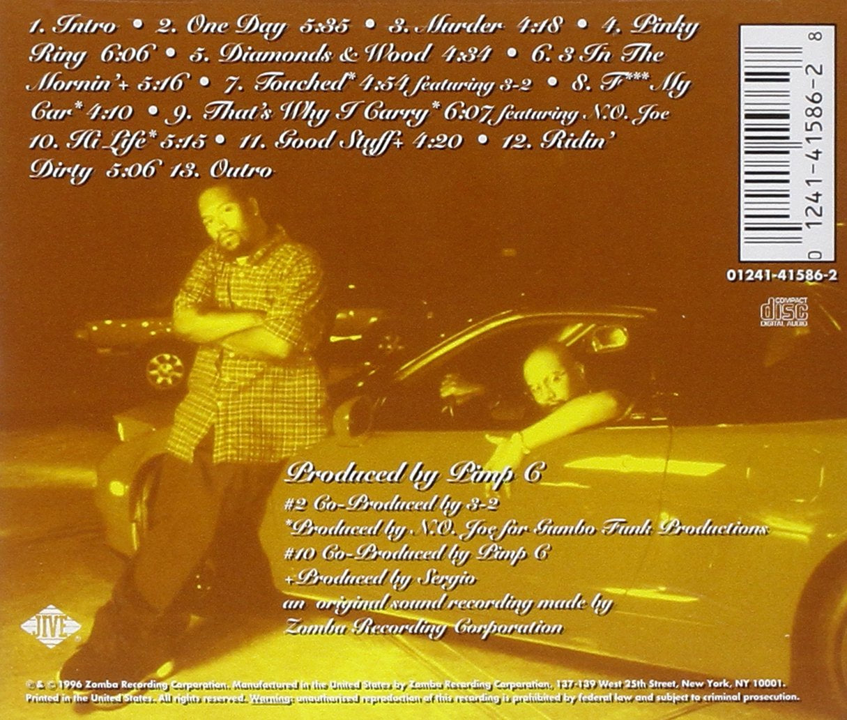 Ridin' Dirty by UGK CD Album || Bestselling Country Rap Tunes CD's