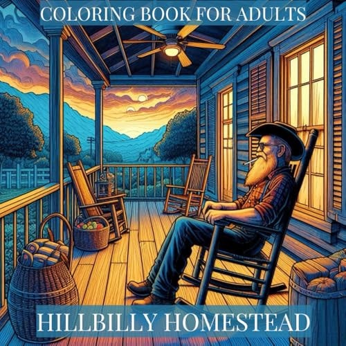 Hillbilly Homestead: Adult Coloring Book by L J Walls