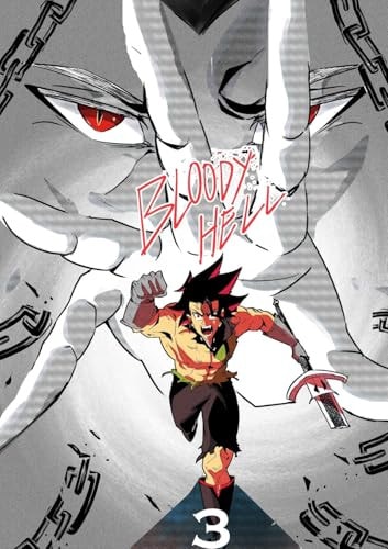 Comic book cover with a character in a dynamic pose and 'Bloody Hell' text.