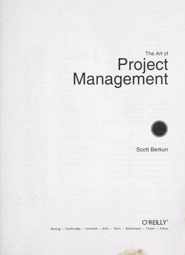 The Art of Project Management | Scott Berkun