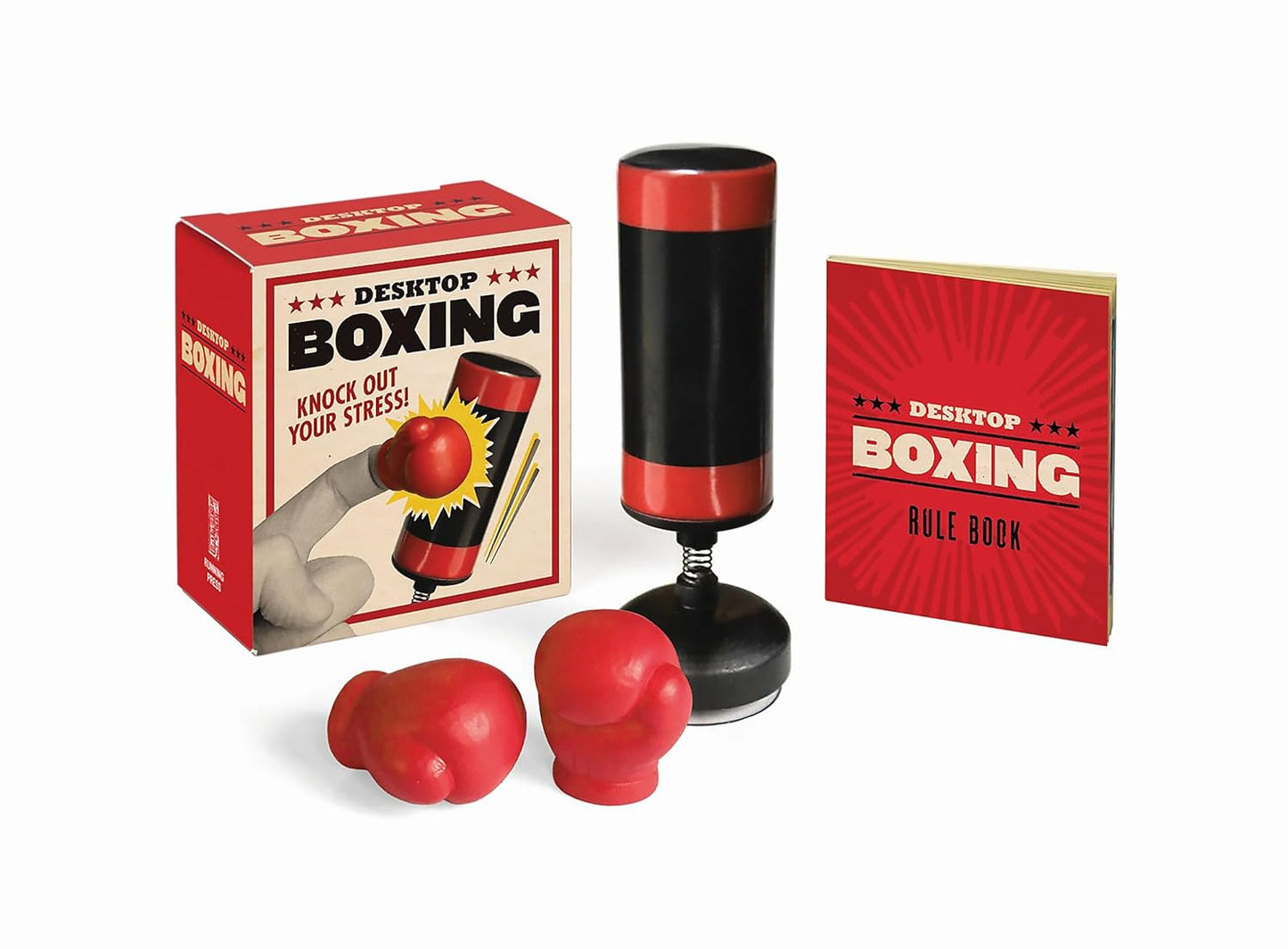Desktop Boxing: A Hard at Work Game. Office-Olympics Edition