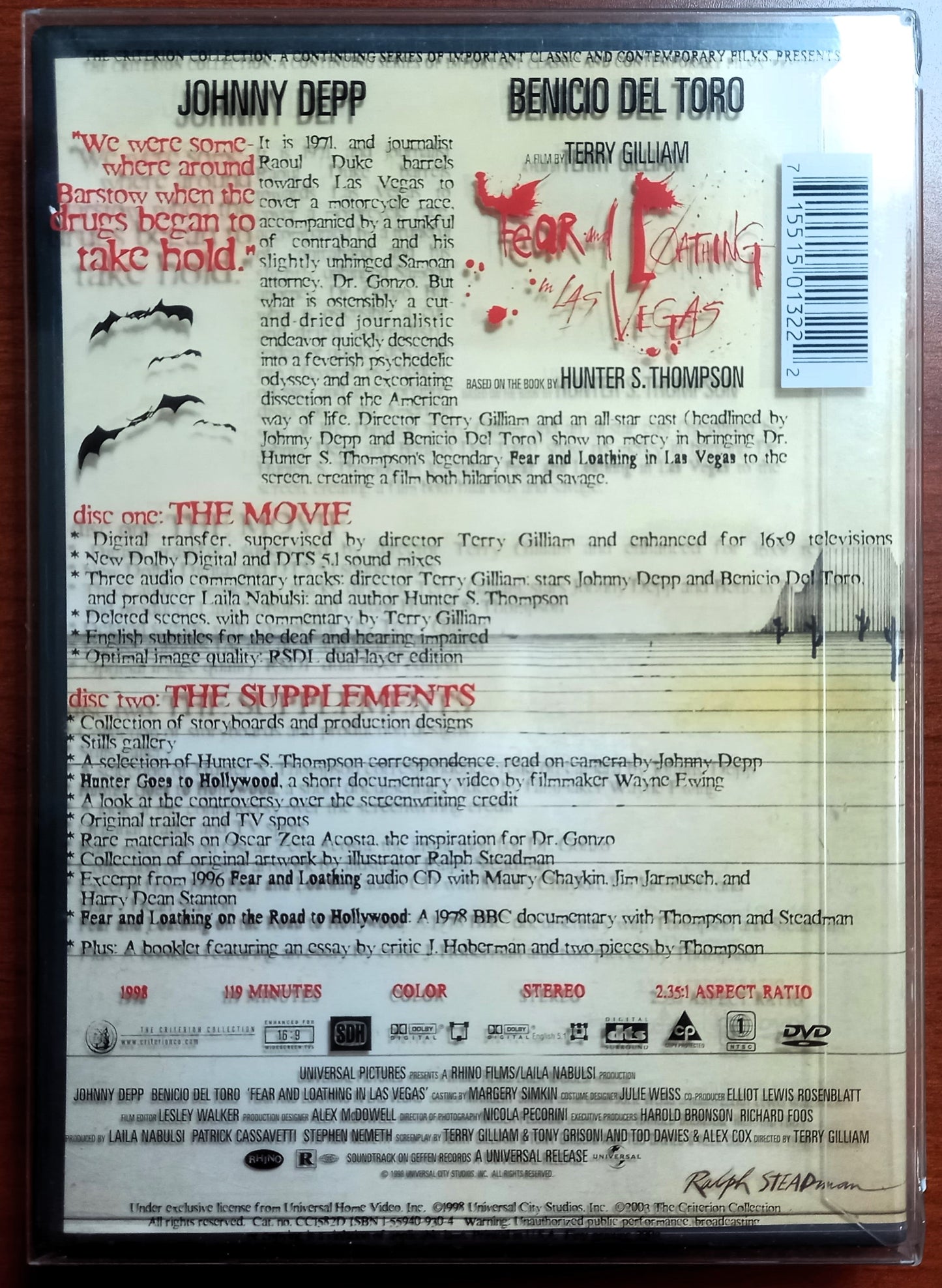 Fear and Loathing in Las Vegas: The Criterion Collection