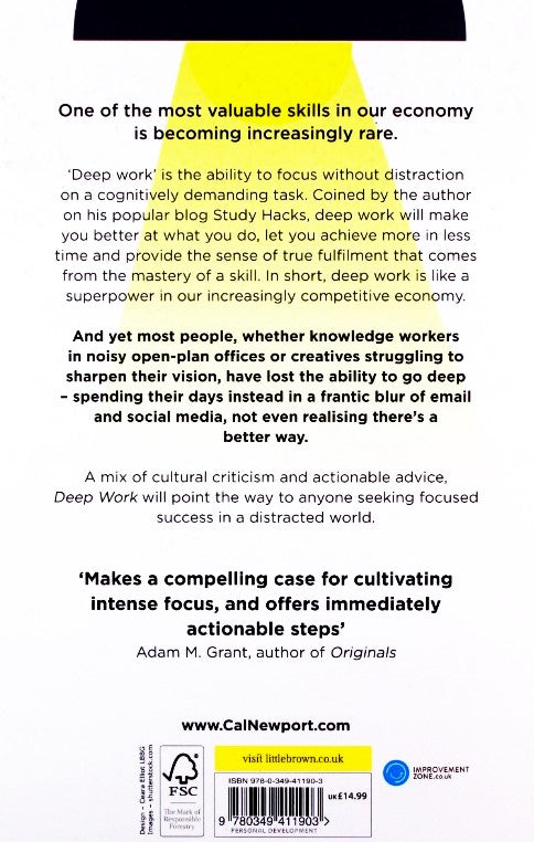 Deep Work by Cal Newport