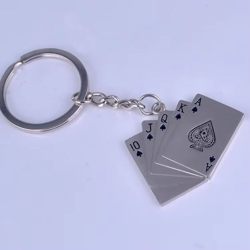 Royal Flush Poker Keychain by Casino Keychains & Cool Keychains