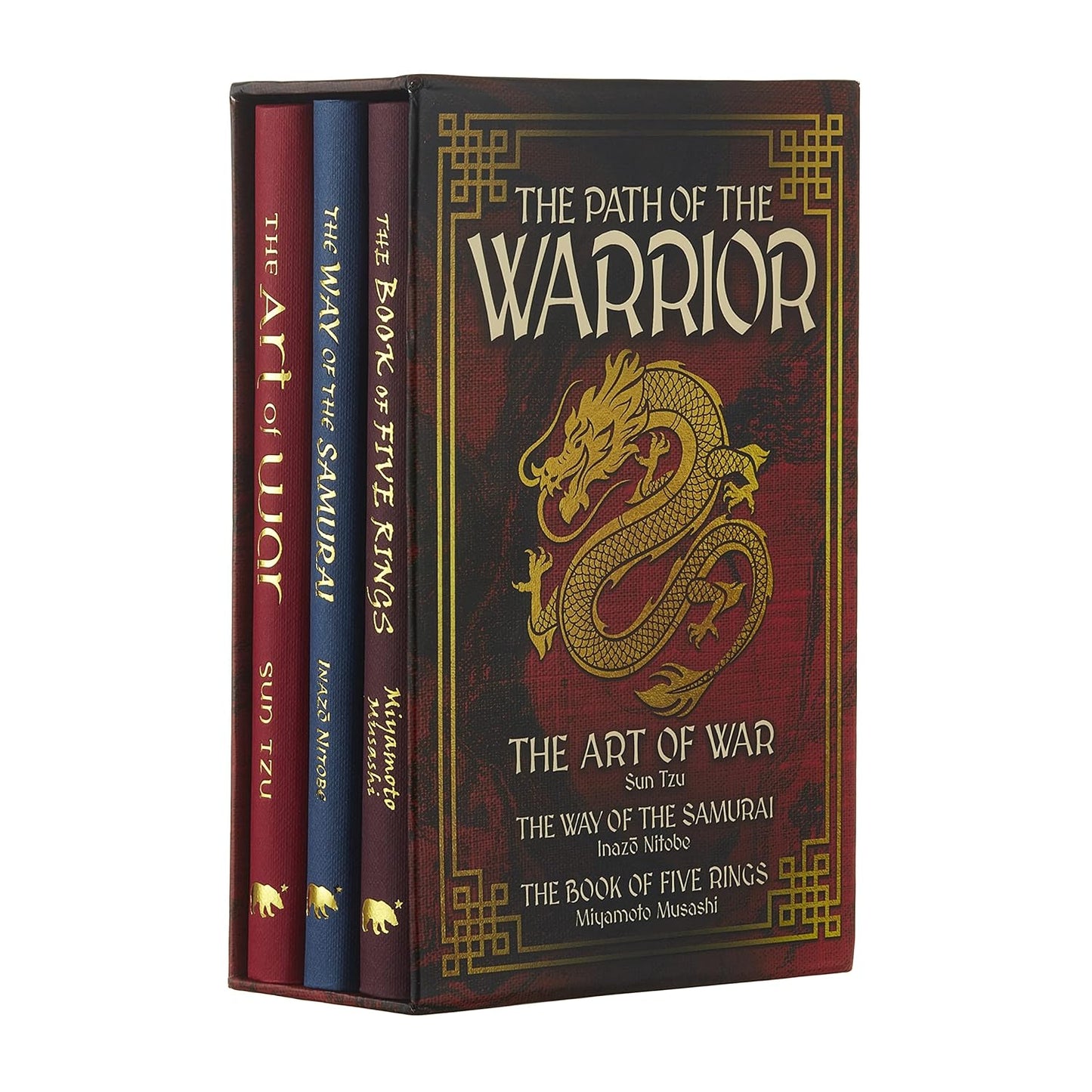 Path of the Warrior Ornate Book Box Set: Art of War-Way of the Samurai-Book of Five Rings