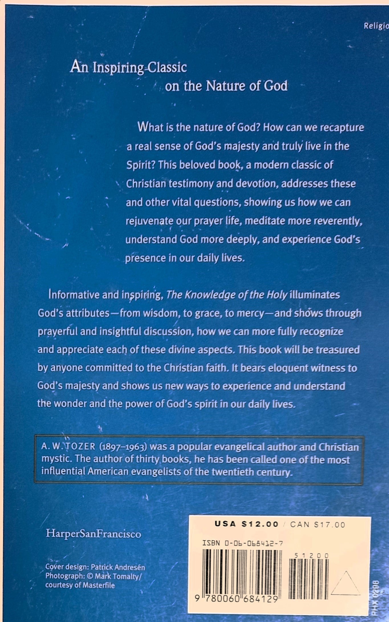The Knowledge of the Holy by A.W. Tozer