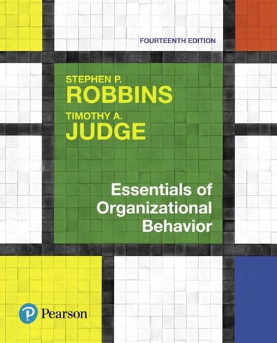 Book cover of 'Essentials of Organizational Behavior' by Stephen P. Robbins and Timothy A.