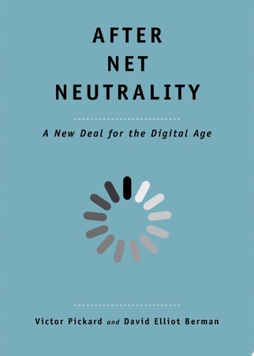 Book cover of 'After Net Neutrality' with a blue background and minimal design.