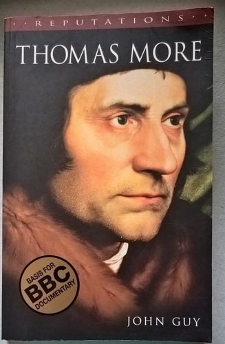 Book cover of 'Thomas More' by John Guy with a portrait of Thomas More and BBC documentary basis label.