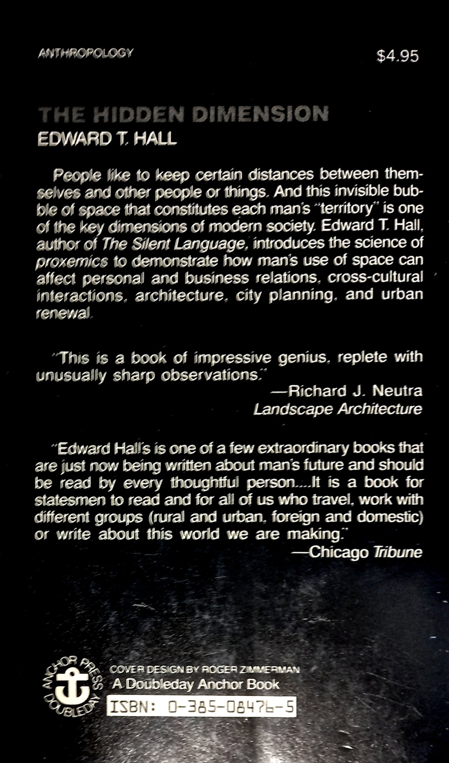 The Hidden Dimension by Edward T. Hall