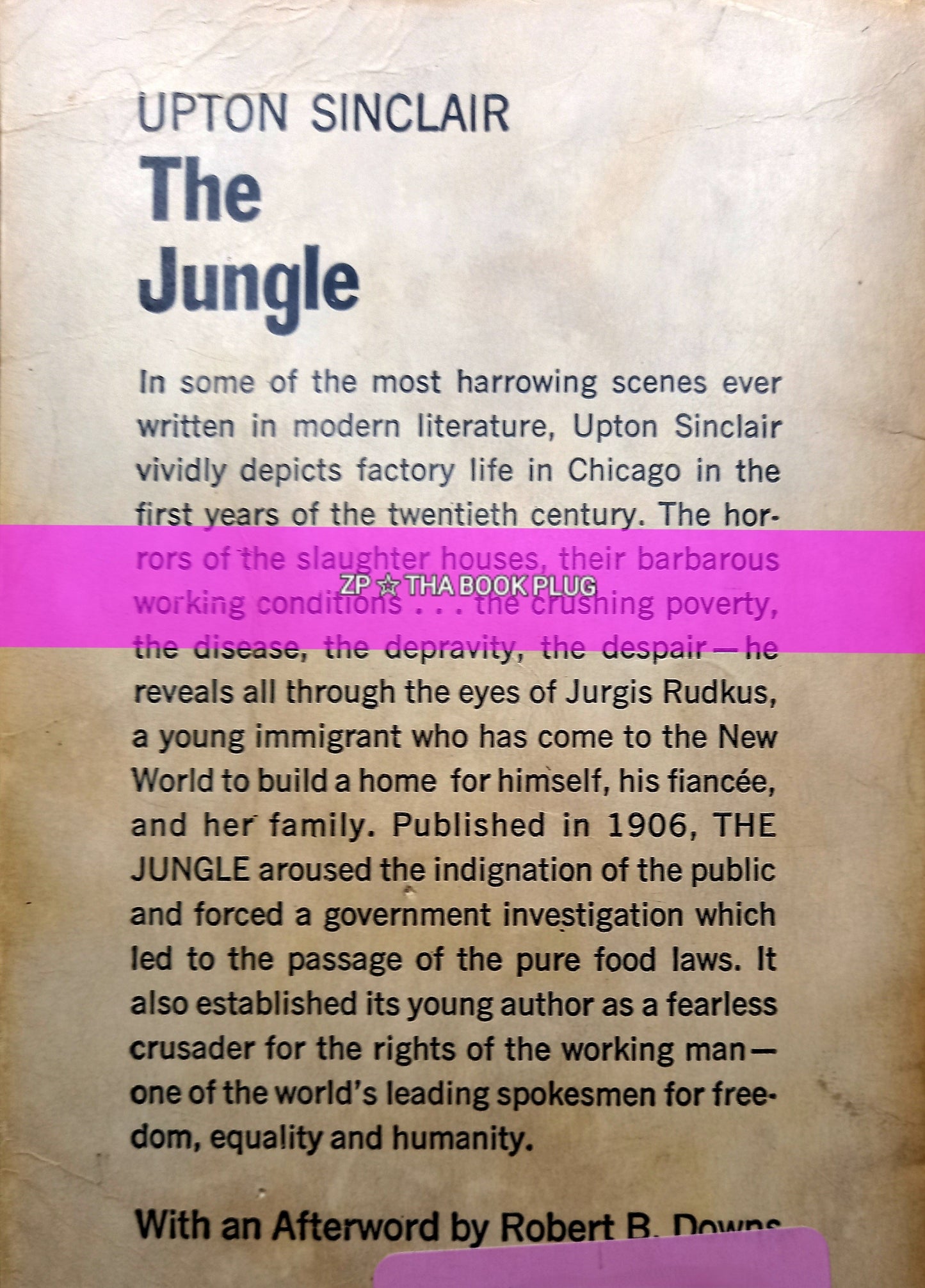 The Jungle by Upton Sinclair