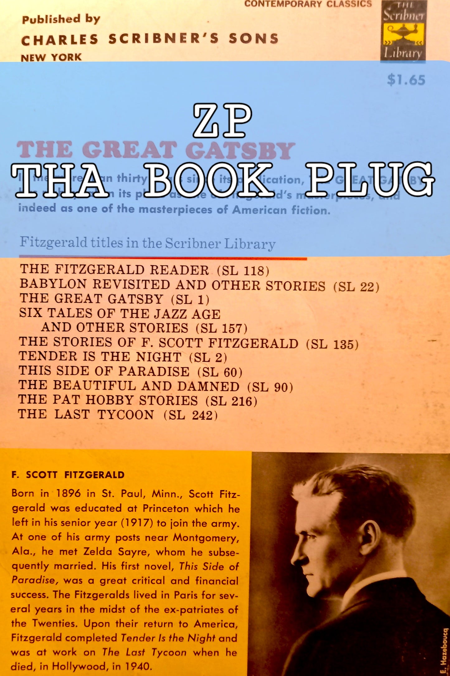 The Great Gatsby by F. Scott Fitzgerald