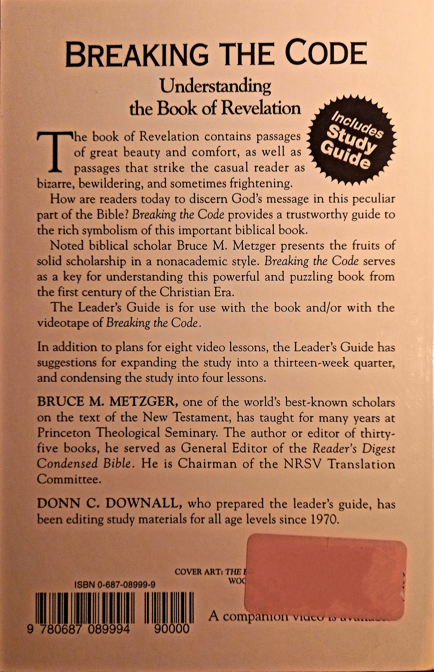 Breaking the Code by Bruce M. Metzger
