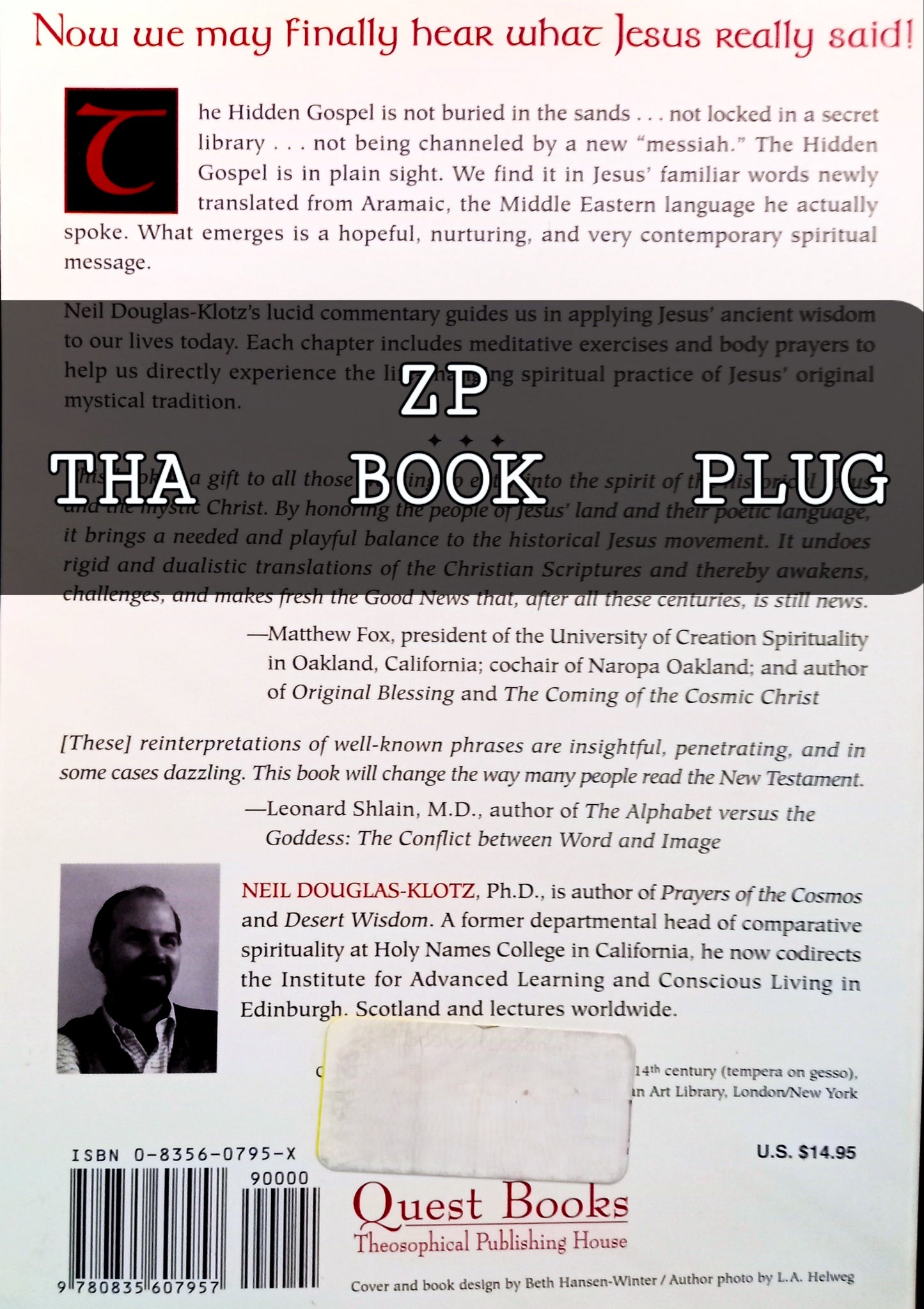 The Hidden Gospel by Neil Douglas-Klotz