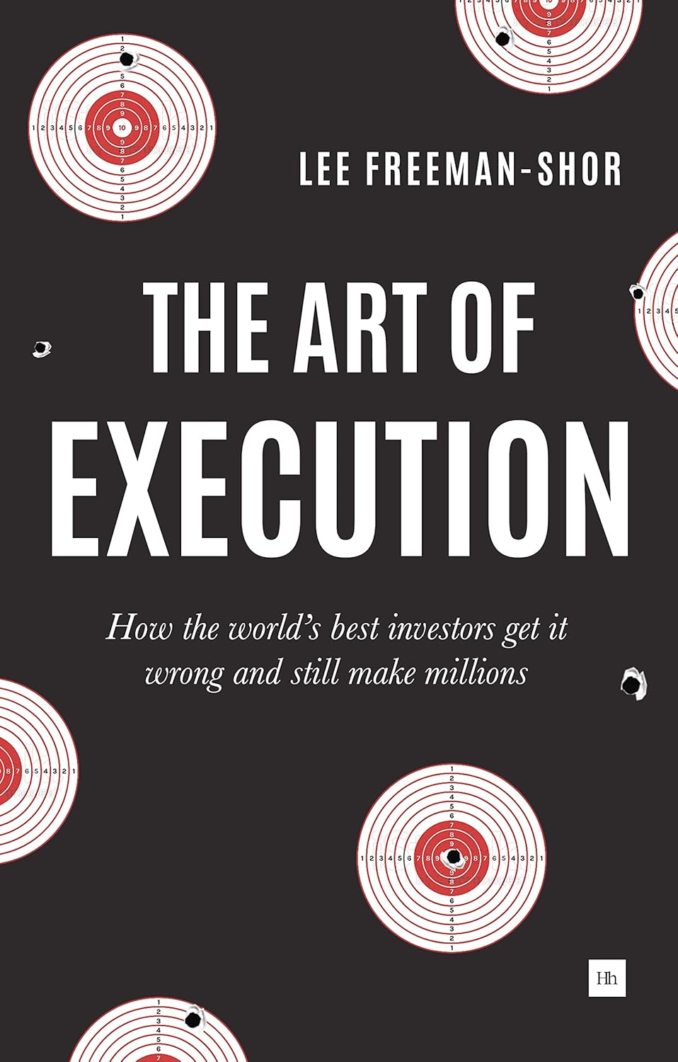 Book cover of 'The Art of Execution' with target design and author's name.