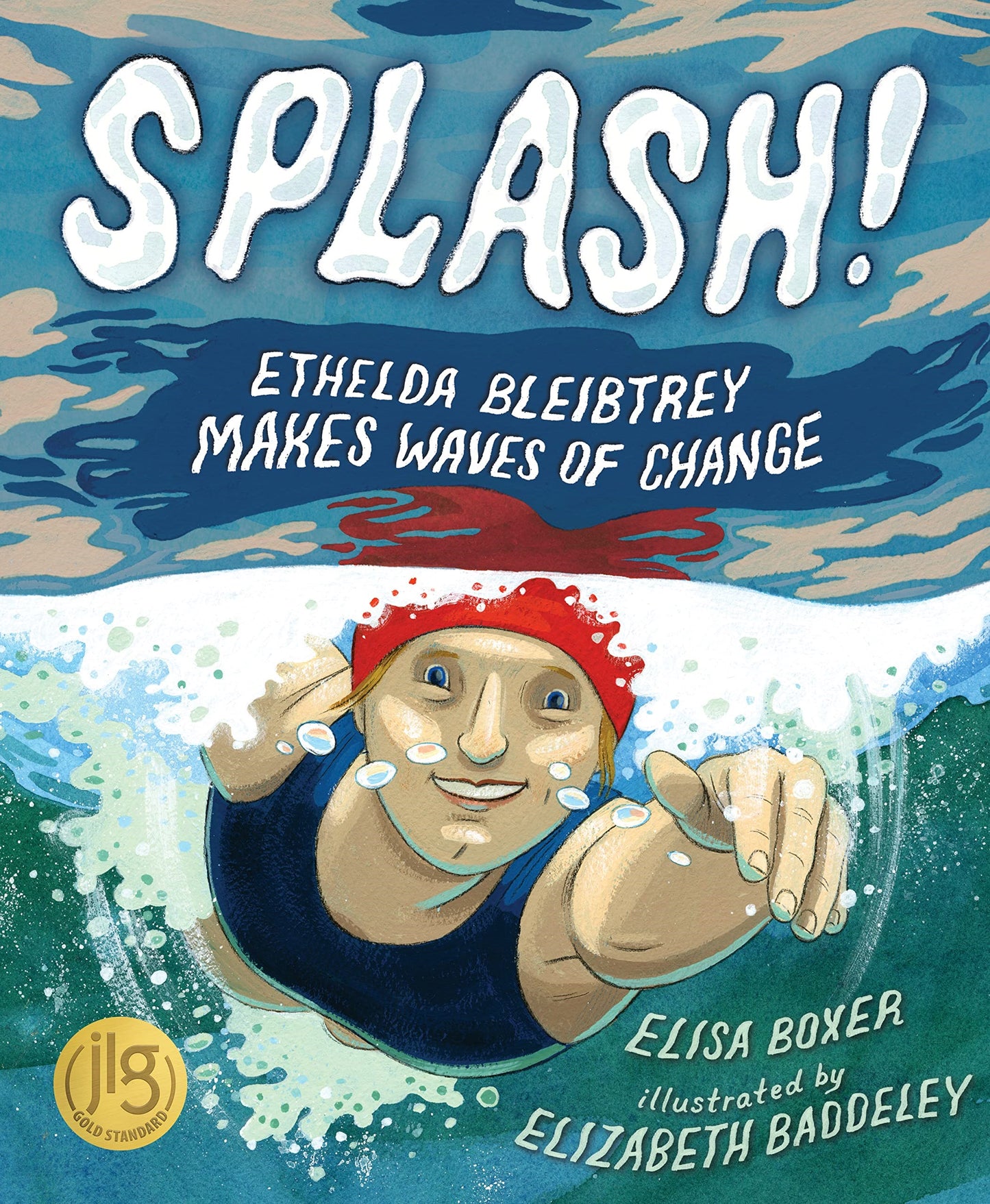 Front cover of Splash! Ethelda Bleibtrey Makes Waves of Change by Elisa Boxer & Elizabeth Baddeley