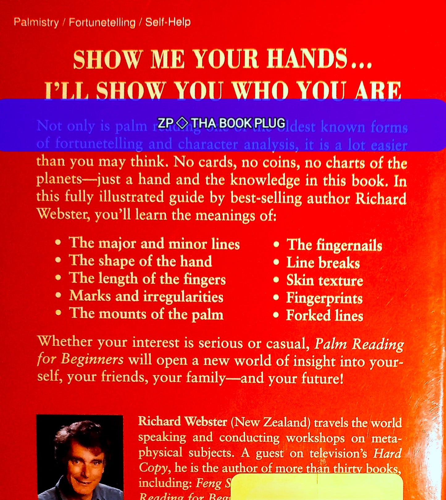 Back cover of Palm Reading for Beginners: Find Your Future in the Palm of Your Hand by Richard Webster
