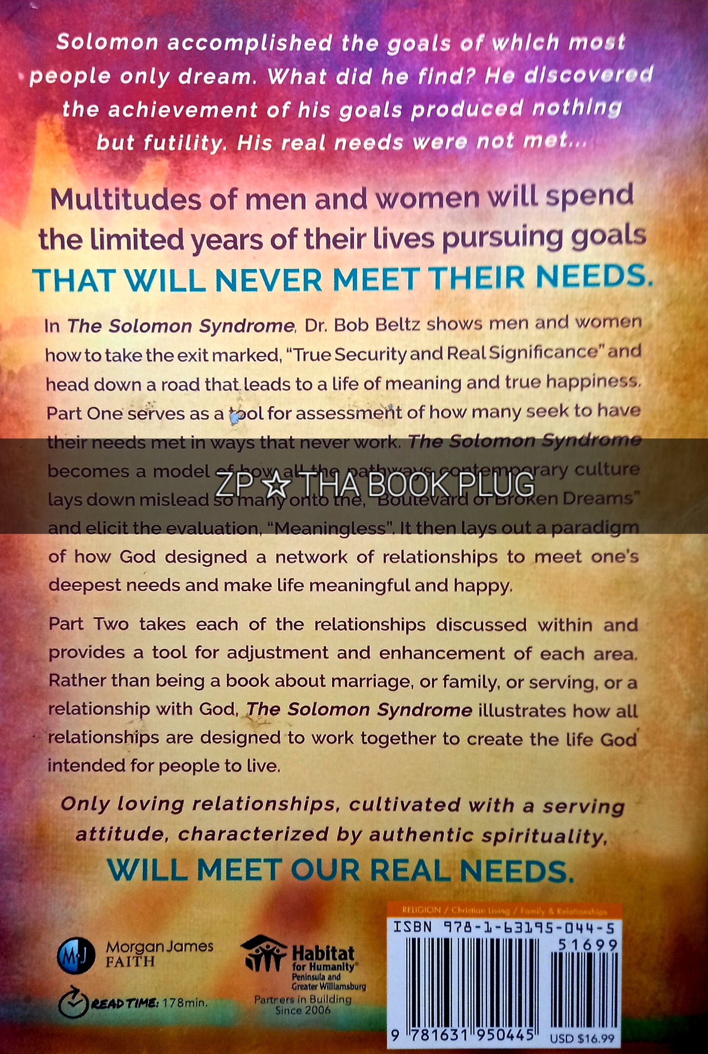 The Solomon Syndrome by Dr. Bob Beltz