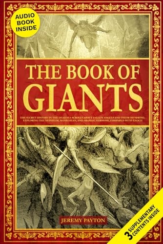 Book cover of 'The Book of Giants' by Jeremy Payton with illustrations and text.
