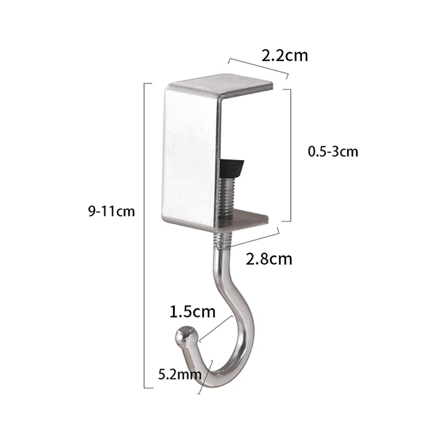 Strong Support Hanging Metal Desk Hooks for Optimal Organization | Never Lose Your Keys AGAIN!