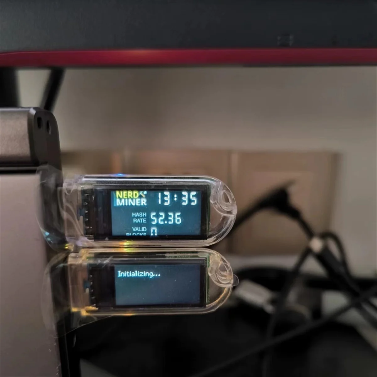 NerdMiner V2 T-Dongle S3: 74 kH/s USB Bitcoin Solo Miner with OLED Display